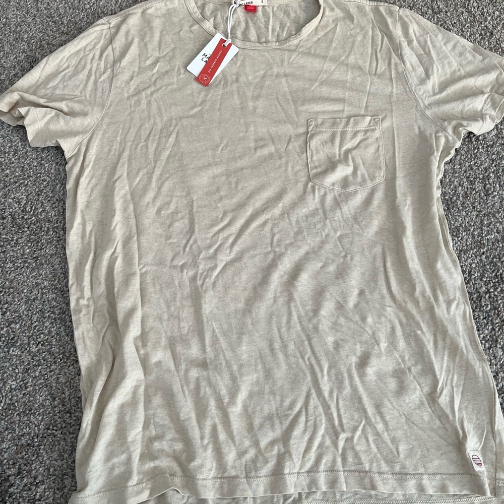 Marine Layer Beige T-Shirt